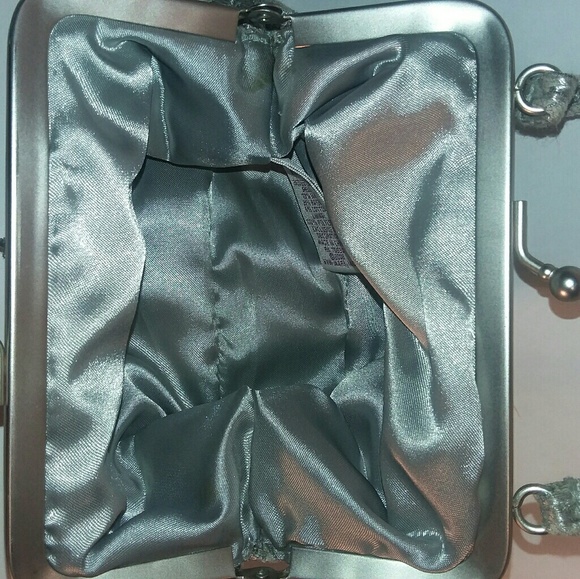 Silver with black bow small vintage gymboree purse - Picture 2 of 3